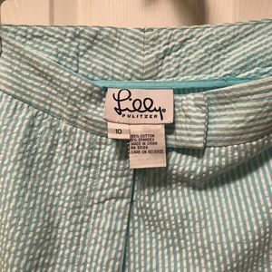 Lilly Pulitzer PERF Condition Seersucker Pants